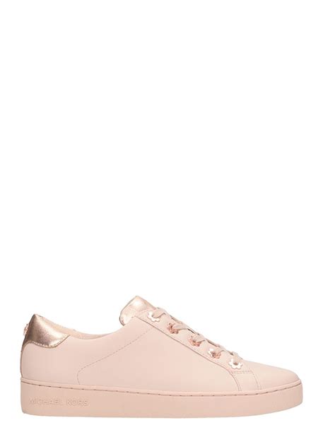 michael kors irving pink|Michael Kors women pink leather Irving sneakers US 7.5 Euro .